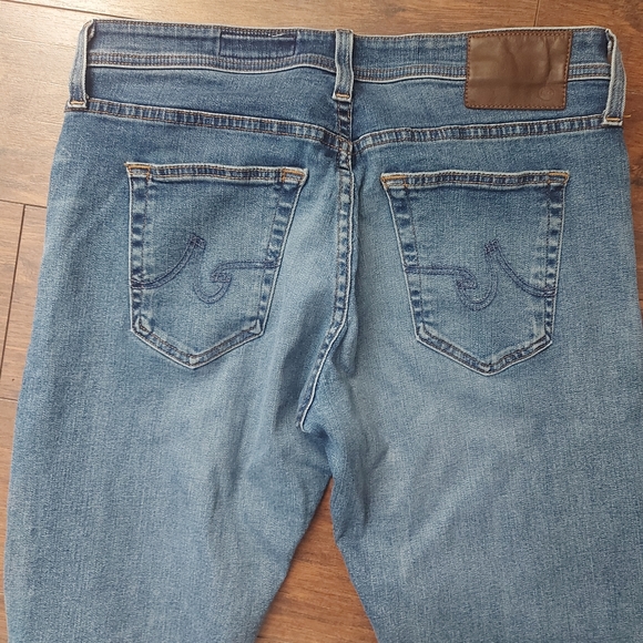 Ag Adriano Goldschmied The Graduate Tailored Leg Blue Denim Jeans Mens S… - Picture 9 of 14